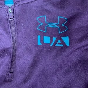 Purple and teal Under Armour jacket